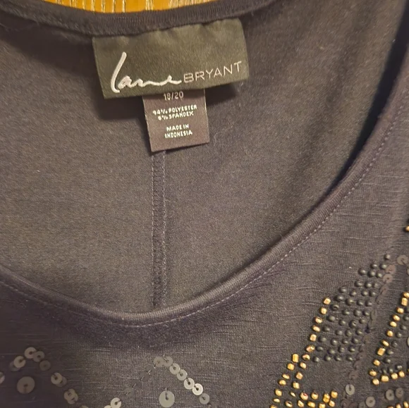 Final Price: Lane Bryant ☃️Black Dress w/Tie at waist - Picture 3 of 6